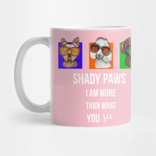 Shady Paws Dogs Wearing Oversized Sunglasses Mug